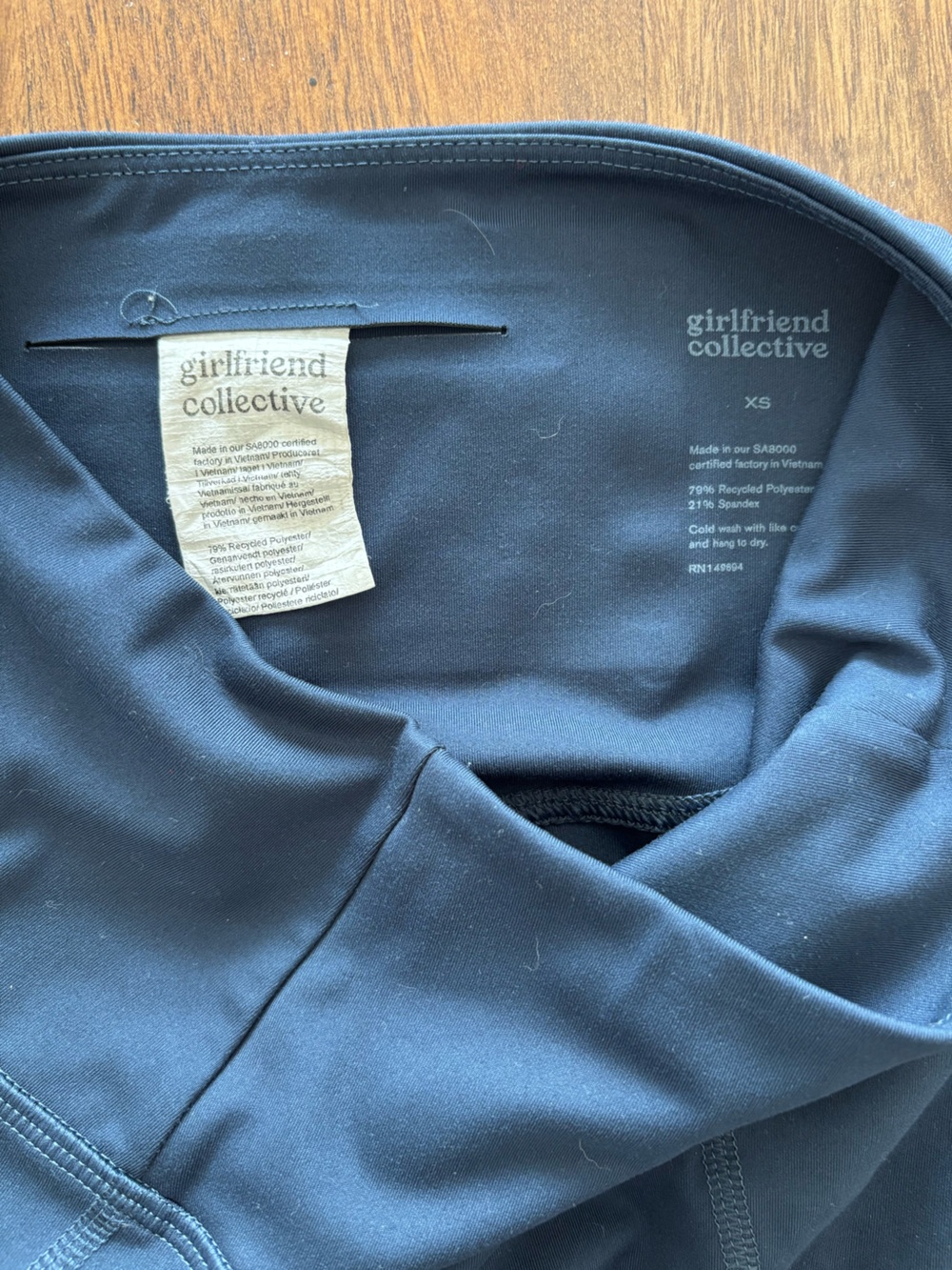 girlfriend collective Navy Men's Performance Joggers